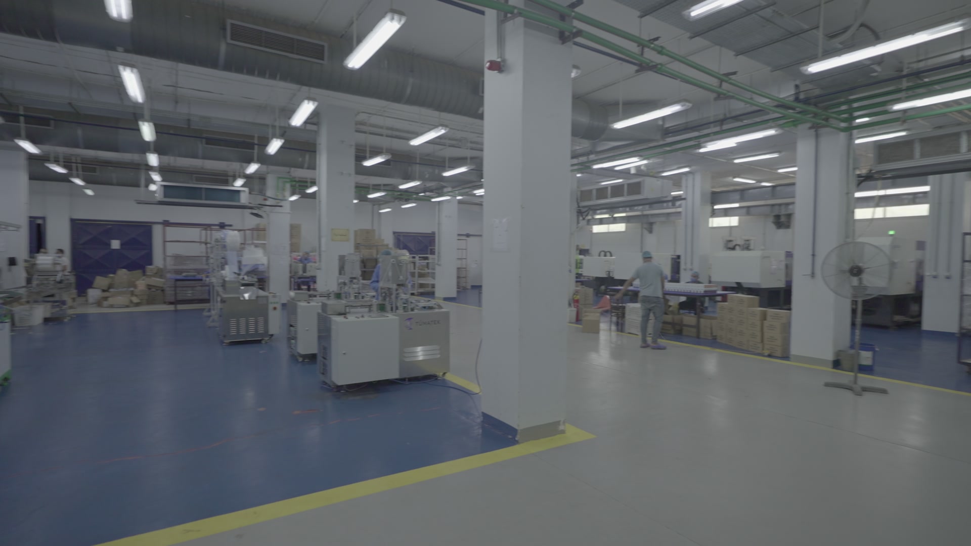 Factory floor overview